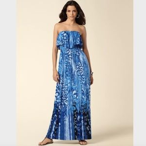 Soma Flounce Bandeau Maxi Dress